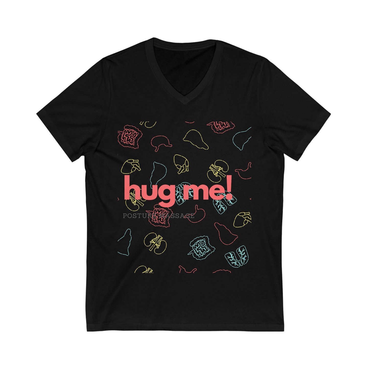 Unisex Jersey Short Sleeve V-Neck Tee